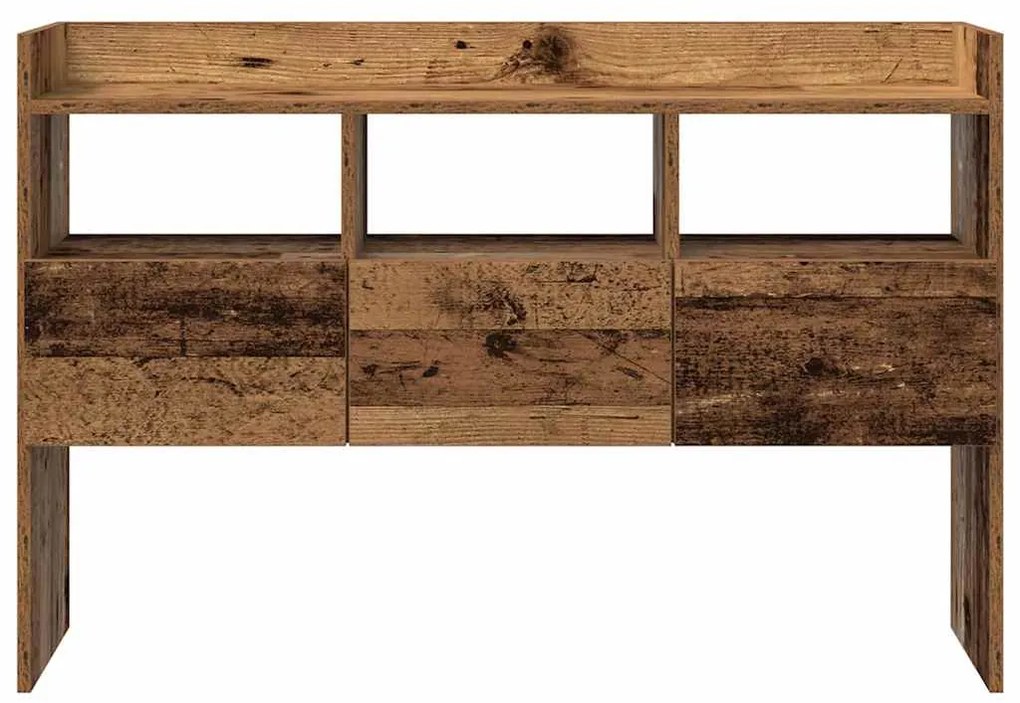 Aparador madeira velha 105x30x70 cm madeira trabalhada