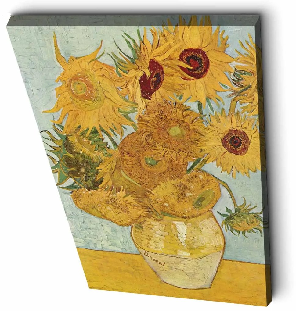 Pintura Decorativa em Tela 4570VANGOGH003 – Multicolor – 45 x 70 cm