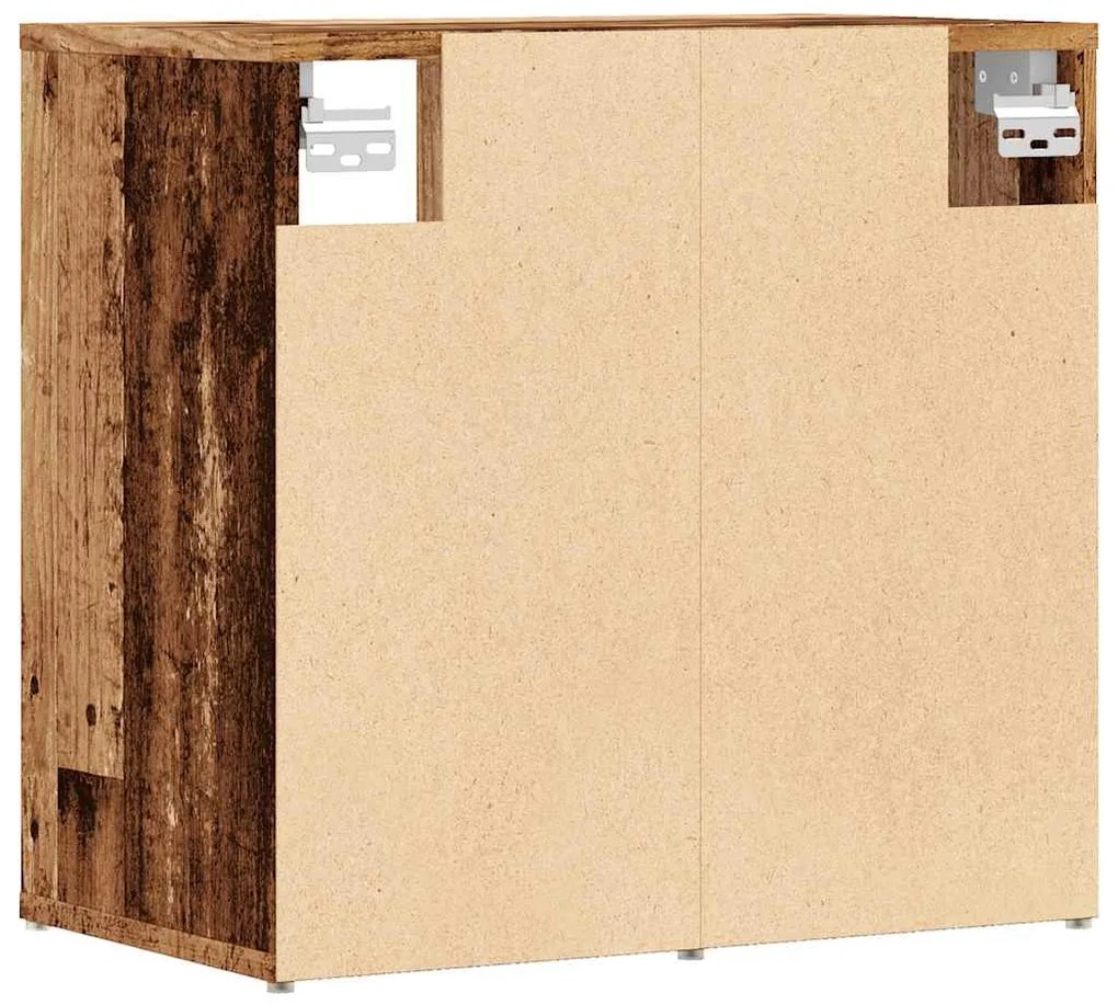 Sapateiras 2 pcs madeira velha 52x30x50 cm
