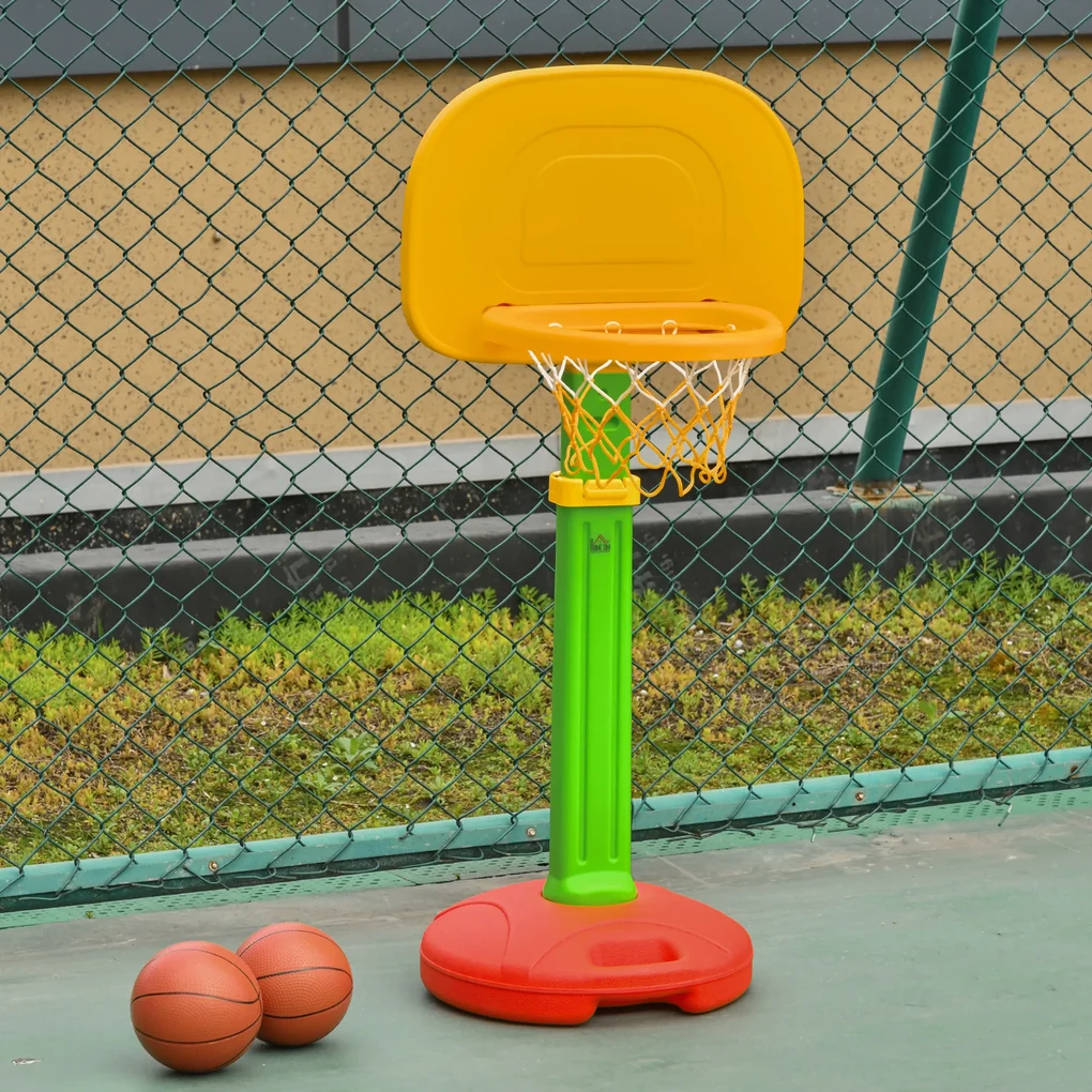 vidaXL Conjunto jogo de basquetebol infantil ajustável 160 cm