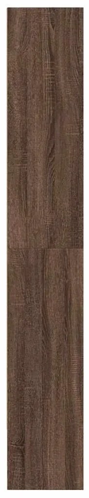 Estante 80x30x189cm derivados de madeira carvalho castanho