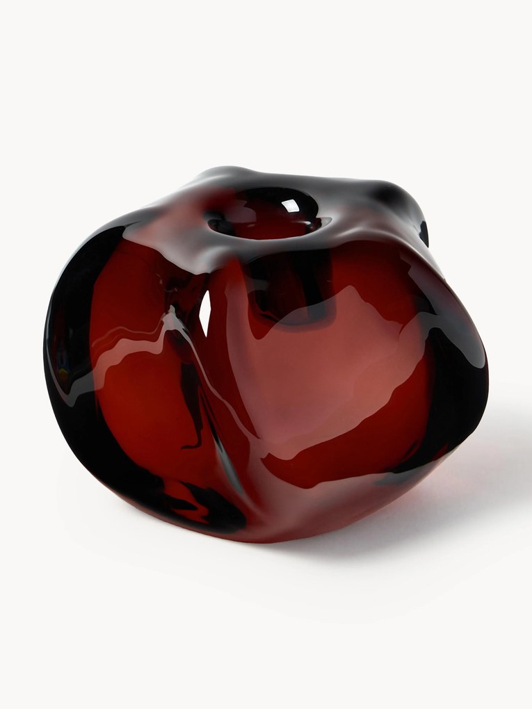 Castiçal em vidro artesanal Solon