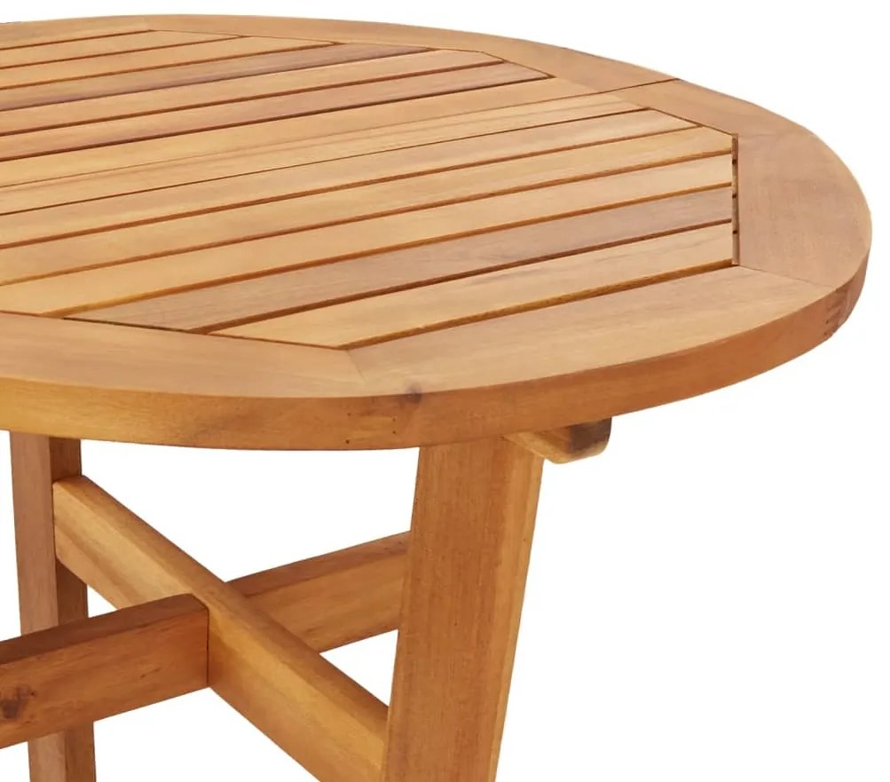 Mesa de bar para jardim Ø60x105 cm madeira de acácia maciça