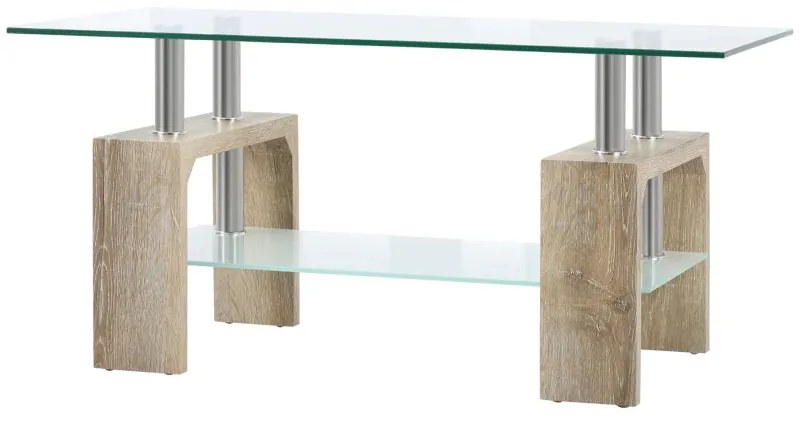 Mesa de Centro Glass - Design Moderno