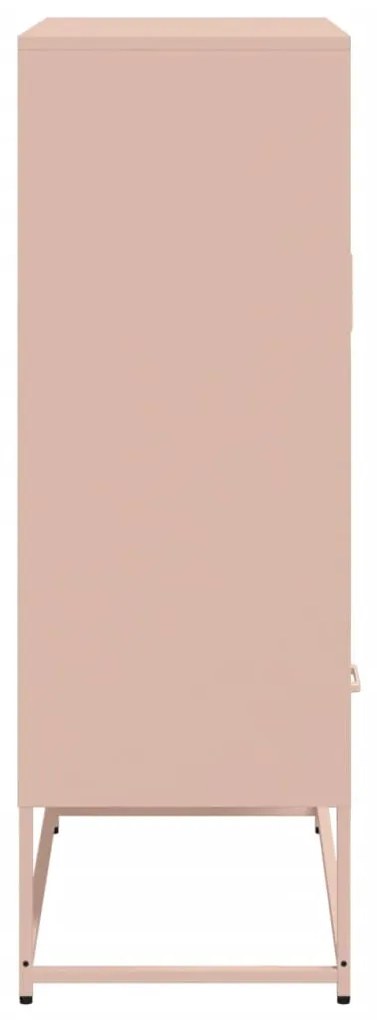 Móvel alto 68x39x111,5 cm aço rosa