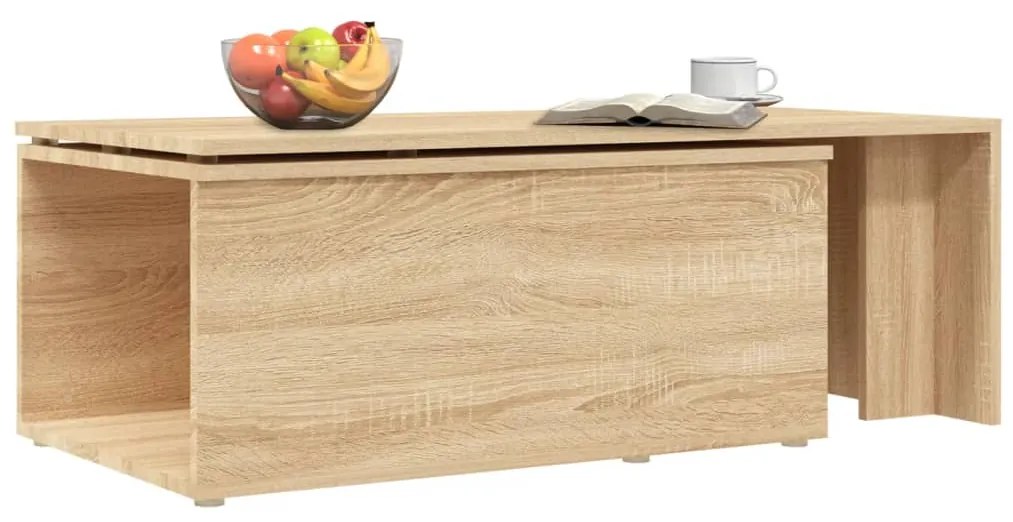 Mesa de centro 150x50x35cm derivados de madeira carvalho sonoma