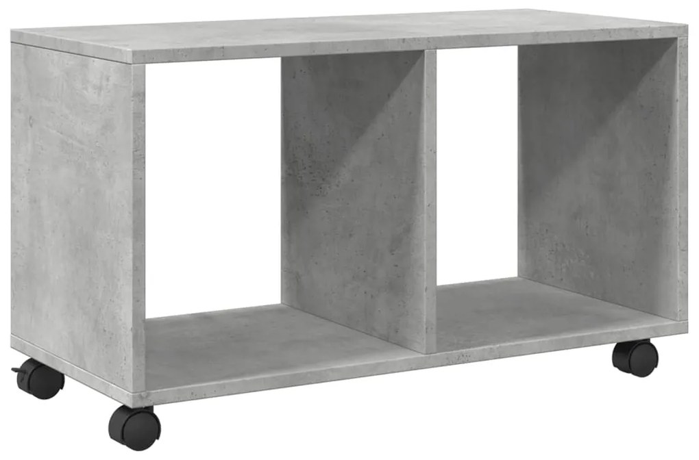 Móvel c/ rodas 72x33x42,5 cm derivados madeira cinzento cimento