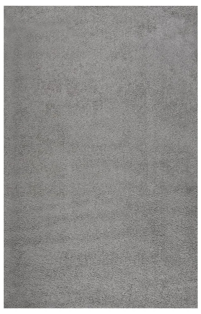vidaXL Tapete shaggy de pelo alto 200x290 cm cinza