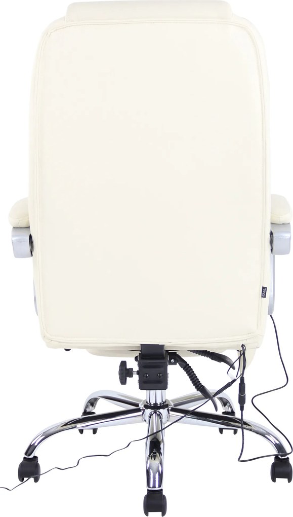 Cadeira de Escritório Pacific com função de massagem creme