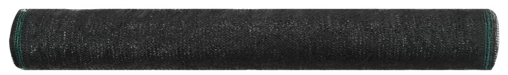 Rede de ténis PEAD 1x25 m preto