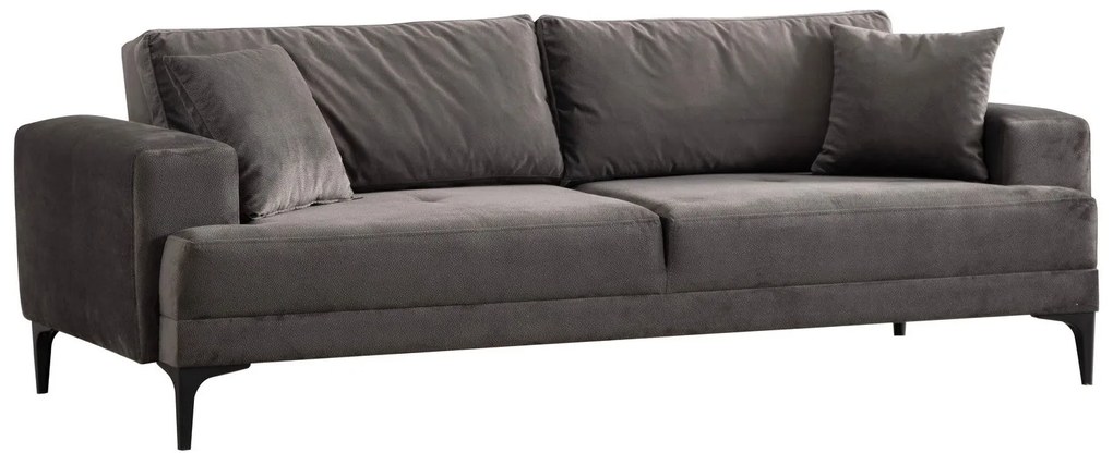 Sofá de 3 Lugares Astana – Antracite – 100x78x234 cm