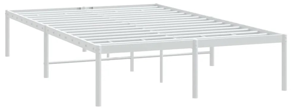 Estrutura de cama de metal 120x190 cm branco