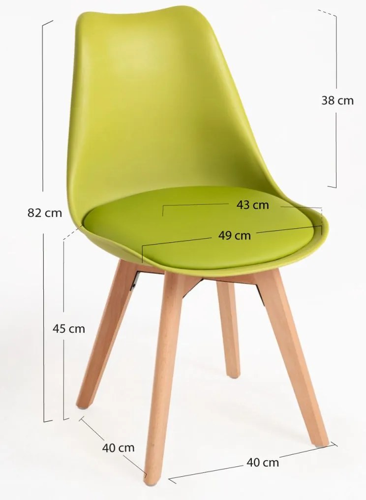 Cadeira Synk Basic - Verde Claro