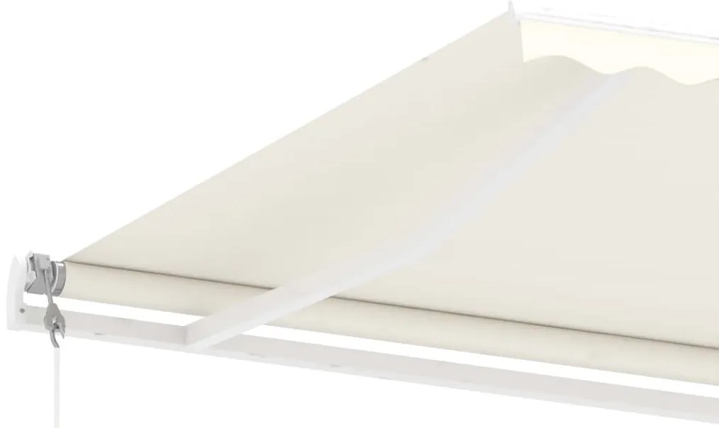 Toldo automático independente 500x350 cm cor creme