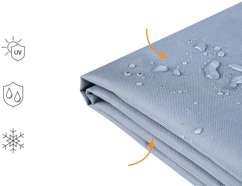 Capa impermeável para móveis de jardim 90 x 90 x 105 cm CHUVA Beliani