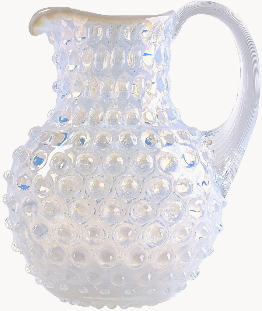 Jarro artesanal Opaline Paris Hobnail