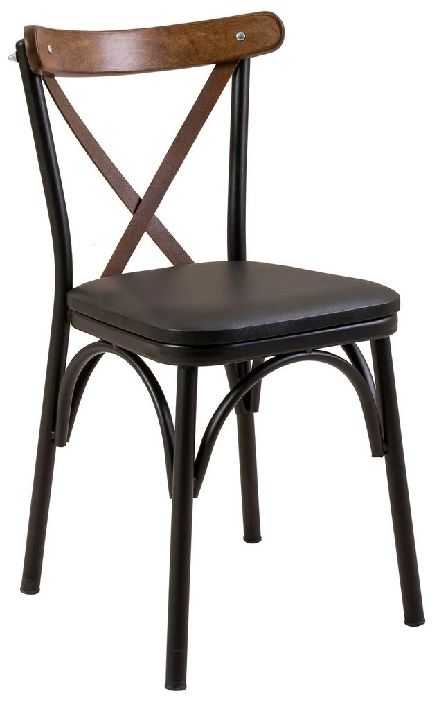 Conjunto de Mesa de Jantar Extensível Oliver – Preto – Mesa: 120x77x75