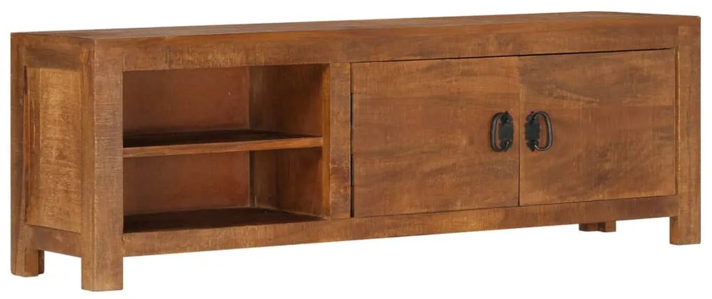 Móvel de TV 120x30x40 cm madeira de mangueira maciça