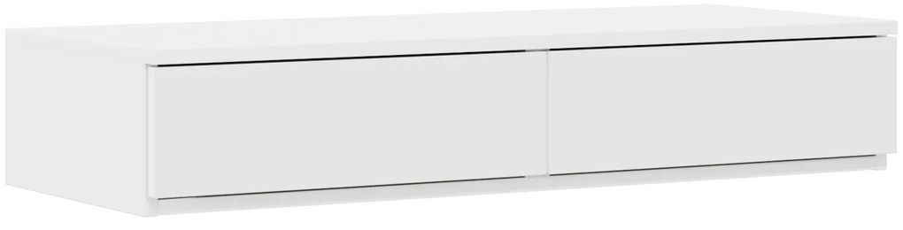 Estrutura de Cama de Armazenamento Branca 90x200 cm