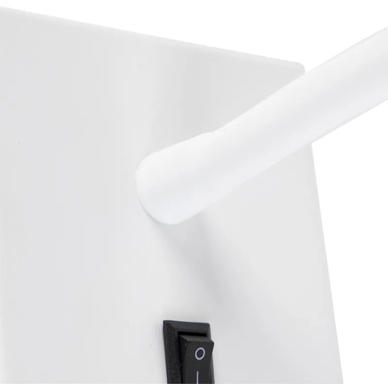 Candeeiro de parede moderno flexível branco LED - Flex Moderno