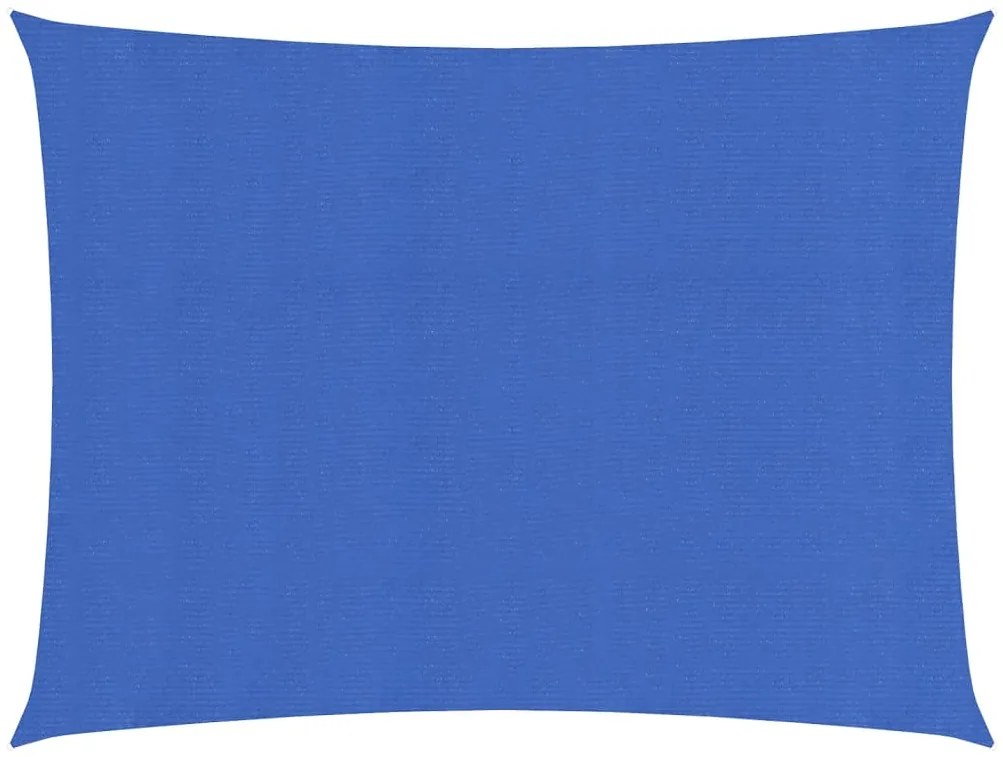 Para-sol estilo vela 160 g/m² 2x3 m PEAD azul