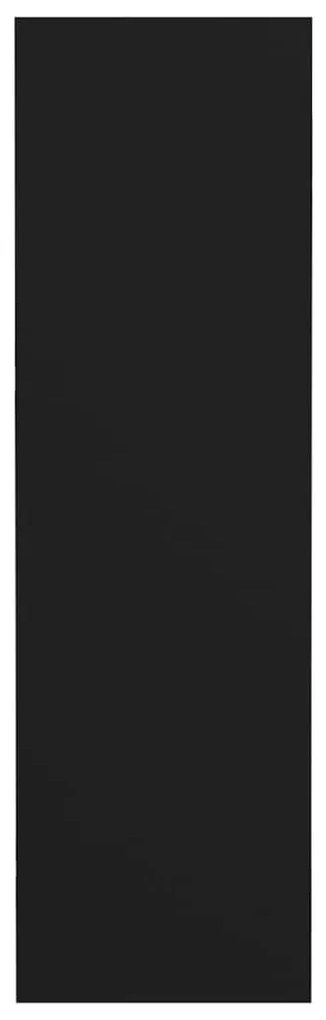Sapateiras de parede 4 pcs derivados de madeira preto