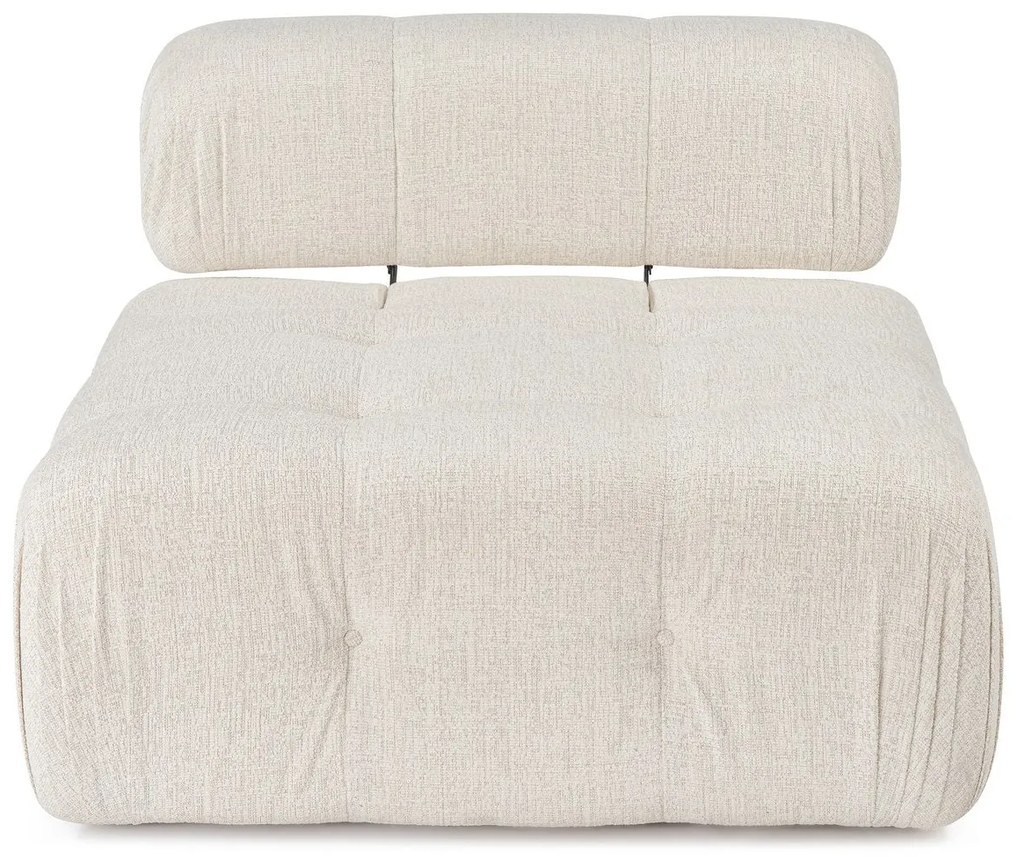 Sofá de 1 Lugar Doblo – Creme – 100x100x80 cm