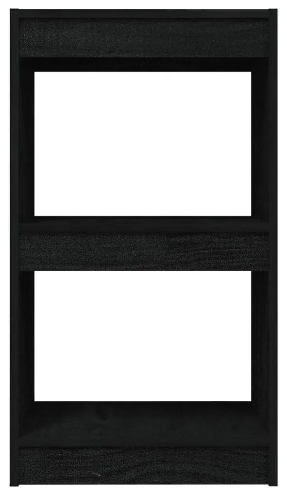 Estante 40x30x71,5 cm pinho maciço preto