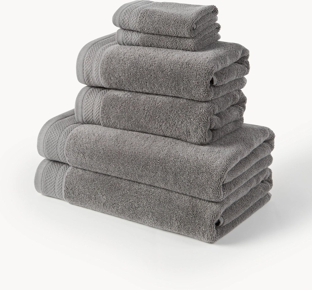 Conjunto de toalhas em algodão orgânico Premium, vários tamanhos