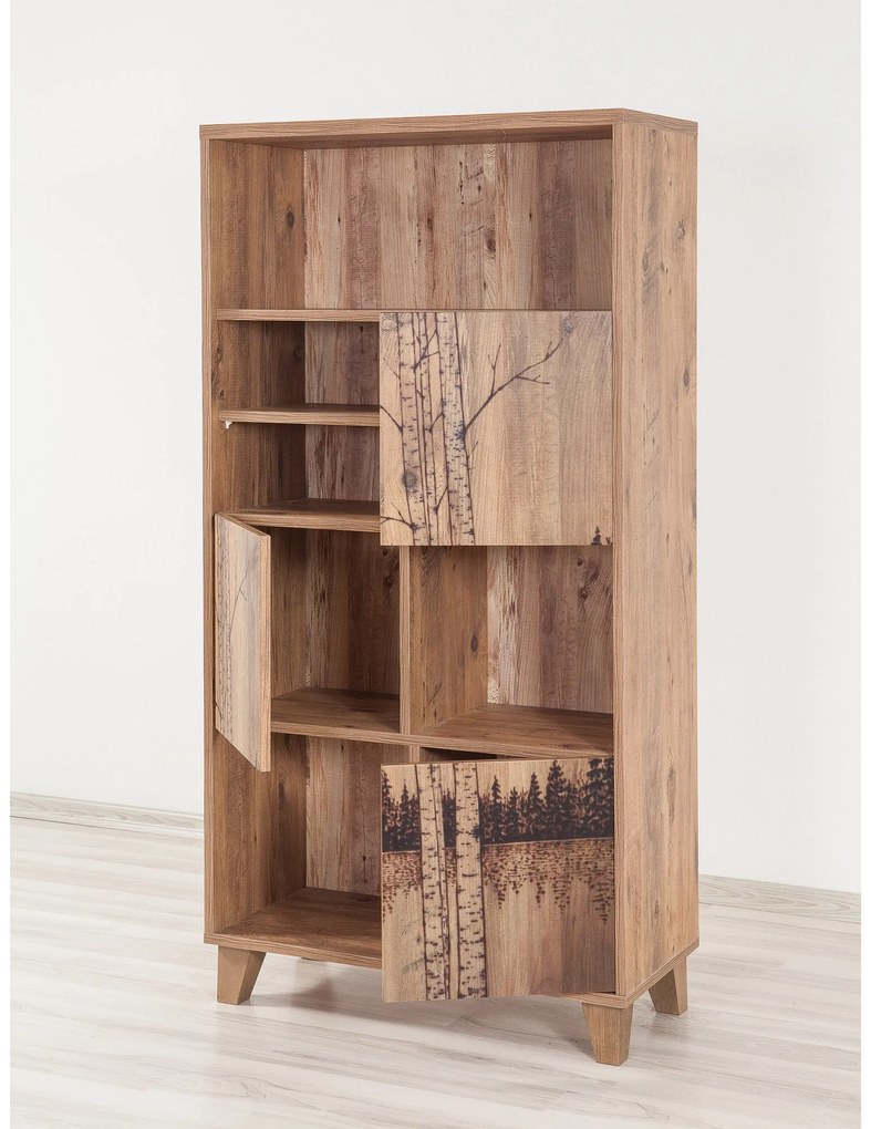Estante Marina – Pinho Atlântico – 80x152x36 cm