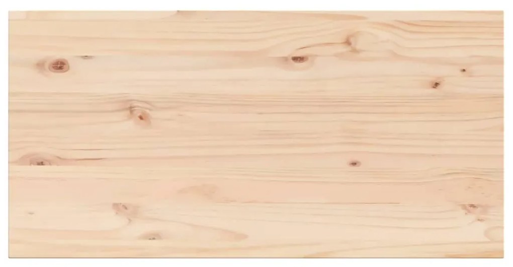 Tampos de mesa retangulares 4 pcs 90x45x1,7 cm pinho maciço