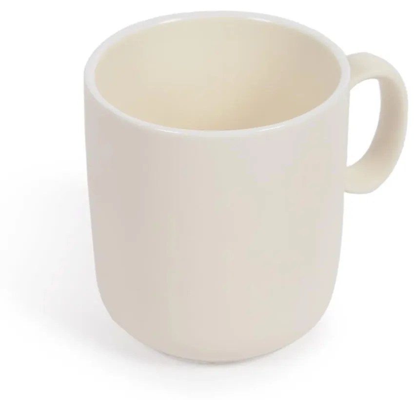 Kave Home - Chávena de café Roperta de porcelana bege