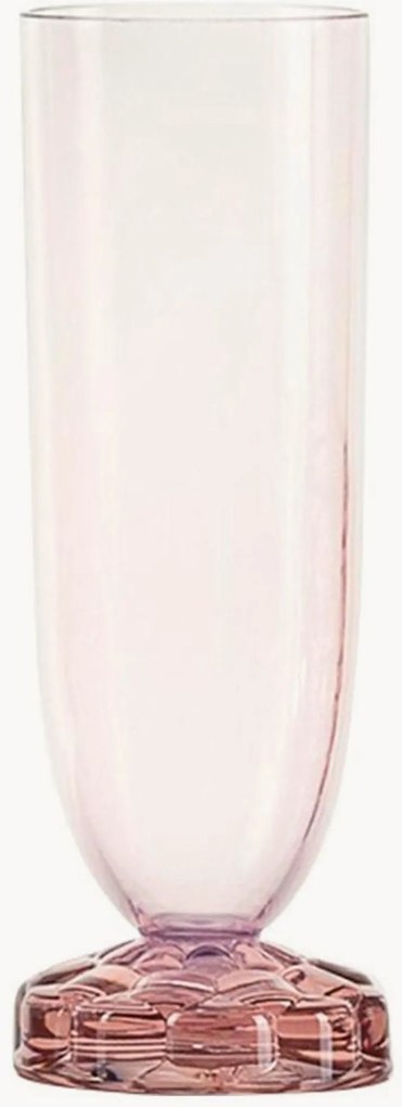 Copos de champanhe com textura Jellies, conjunto de 4