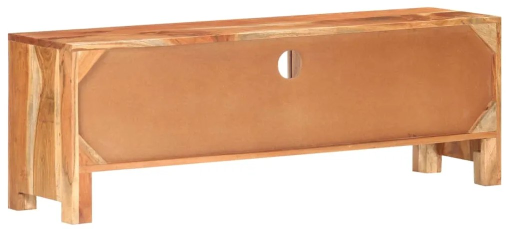 Móvel de TV 116x30x40 cm madeira de acácia maciça