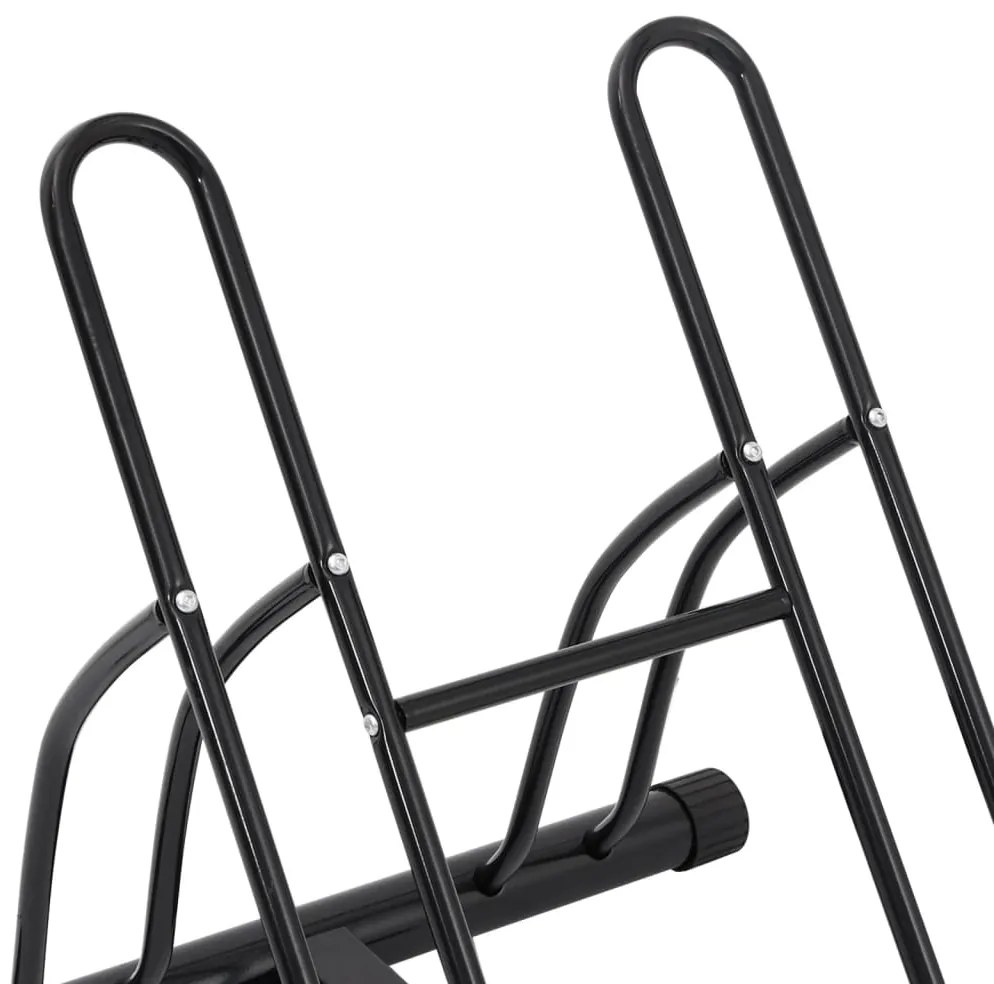 Suporte independente para 2 bicicletas aço