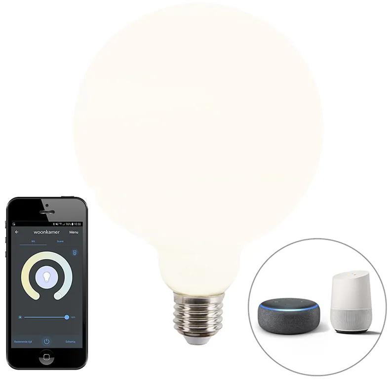 Lâmpada de filamento globo LED com dimmer E27 inteligente com app 1055 lm 2200-4000K