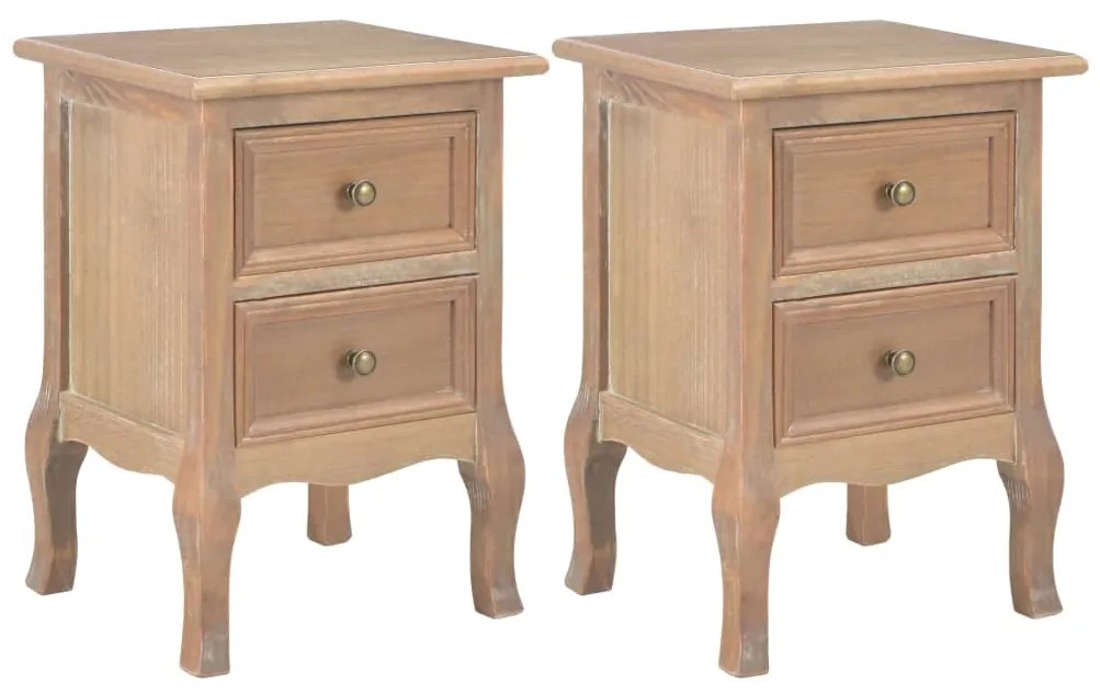 vidaXL Mesas-de-cabeceira 2 pcs 35x30x49 cm MDF