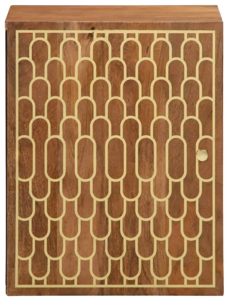 Armário de parede p/ casa de banho 38x33x48 cm mangueira maciça