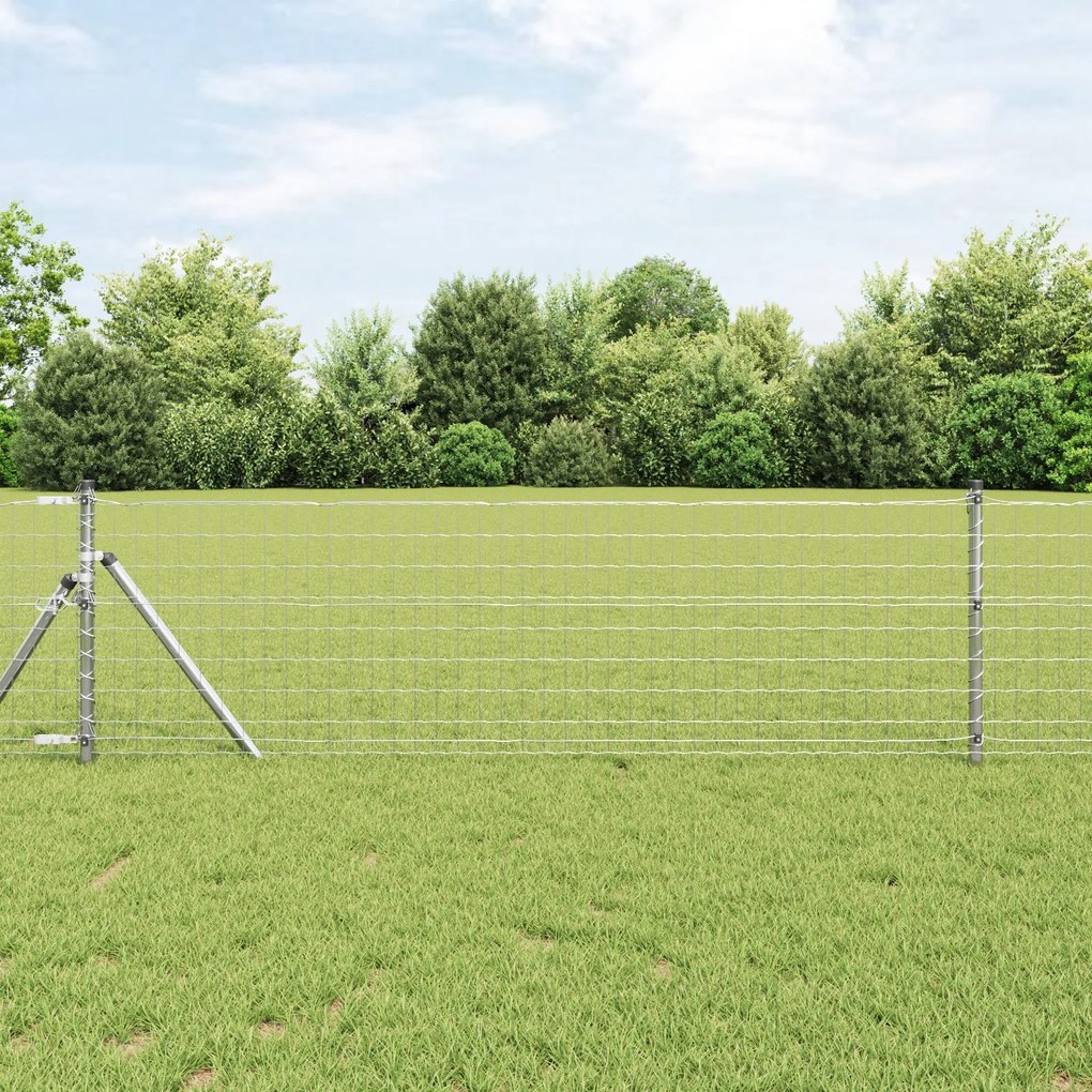 Cerca Euro 0.6x25 m Aço Galvanizado