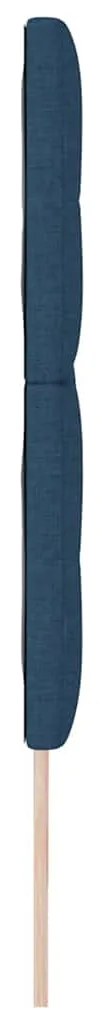 Cabeceira VidaXL Botão Estofada Azul 180 cm Tecido