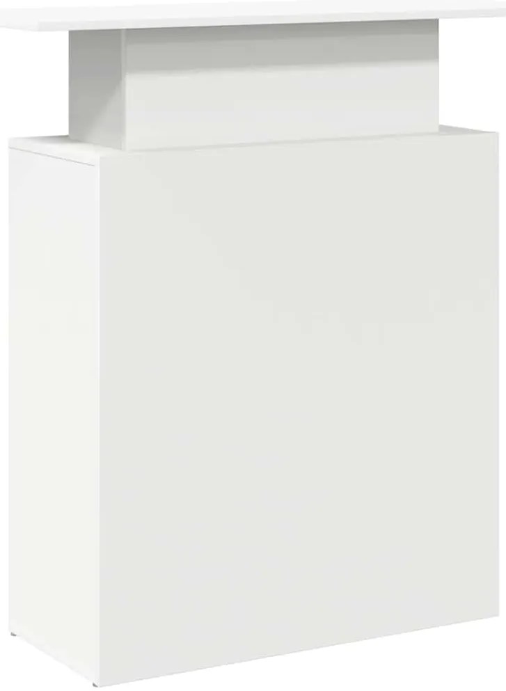 Balcão de recepção 100x40x104 cm derivados de madeira branco