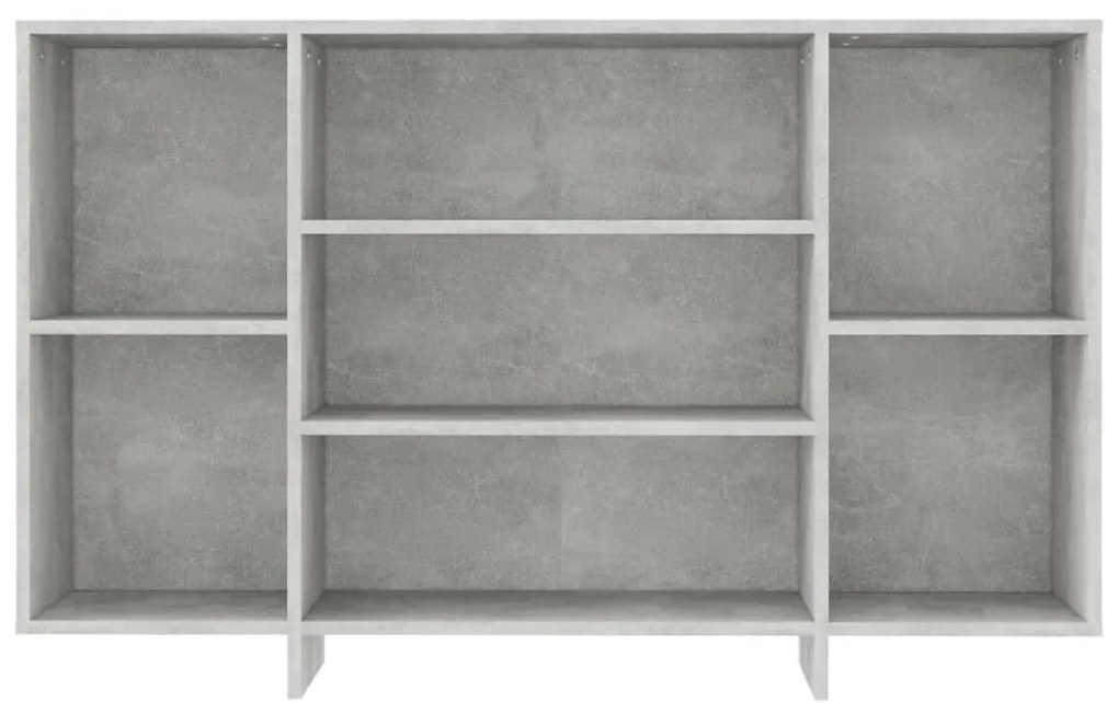 Aparador 120x30x75 cm derivados de madeira cinza cimento