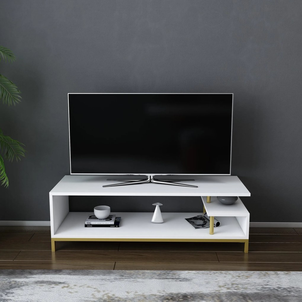 Móvel TV Reilly – Dourado – 120 cm x 44,6 cm x 37,6 cm