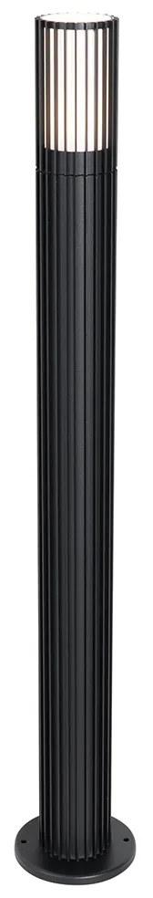 Candeeiro de Poste Exterior de Design Preto 80 cm IP44 - Boris