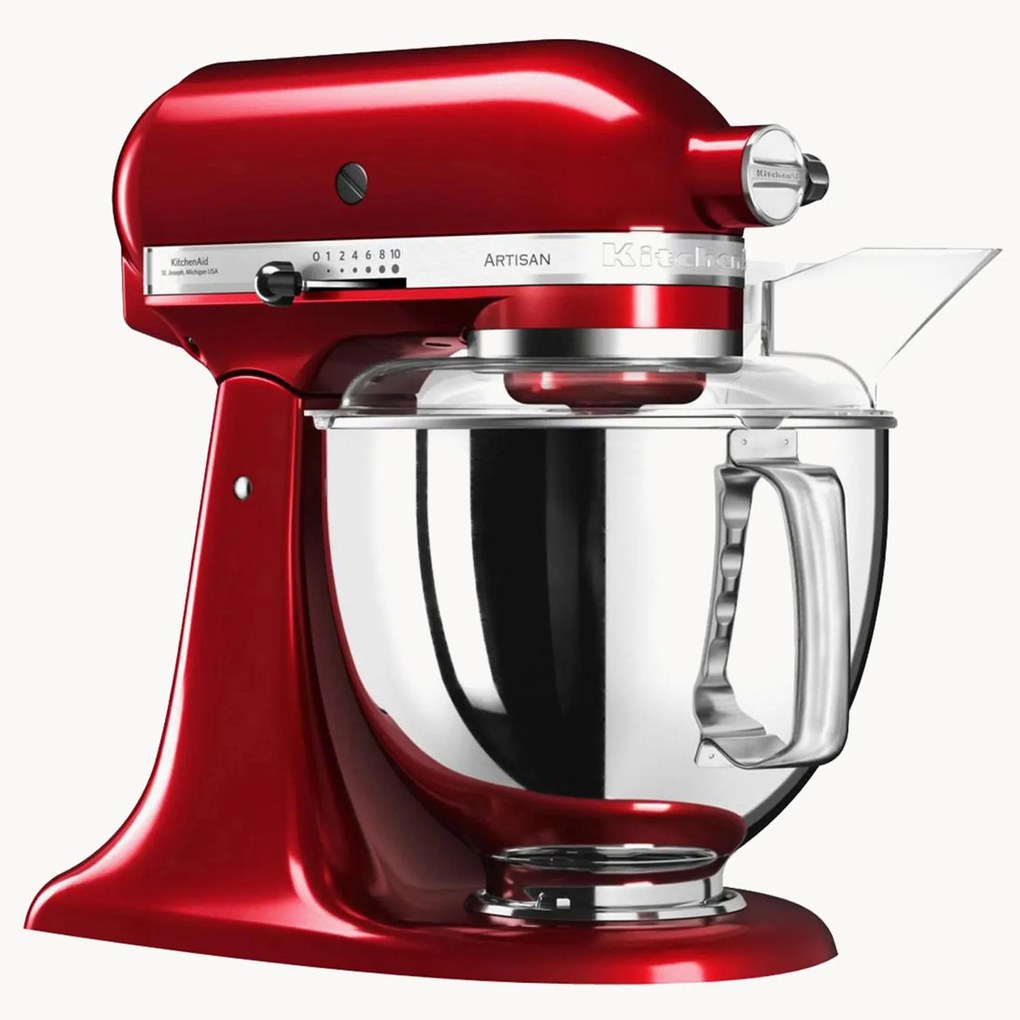 Batedeira com cabeça inclinável Artisan, 4,8 L, conjunto de 8