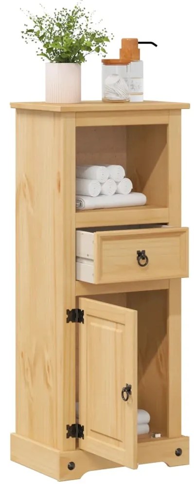 Móvel de WC Corona 45x33x110 cm madeira de pinho maciça