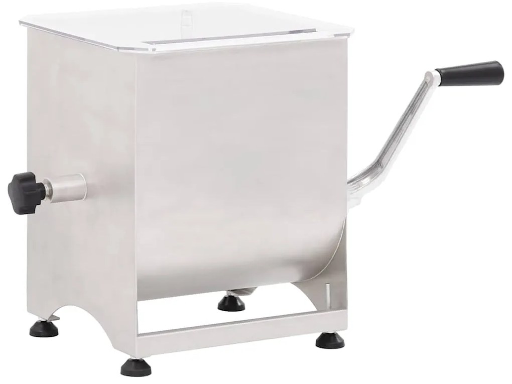Misturador de carne prateado aço inoxidável
