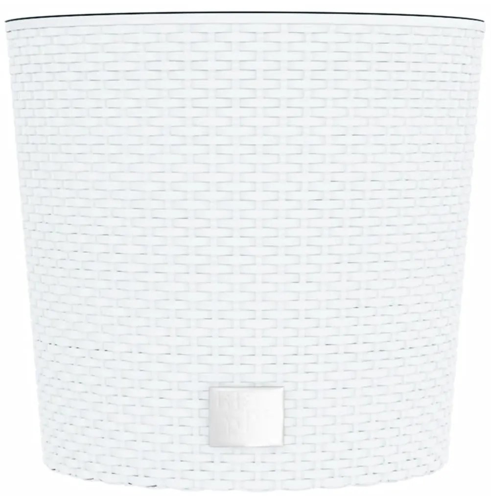 Vaso com interior removível 15 / 15,3 L vime PP branco