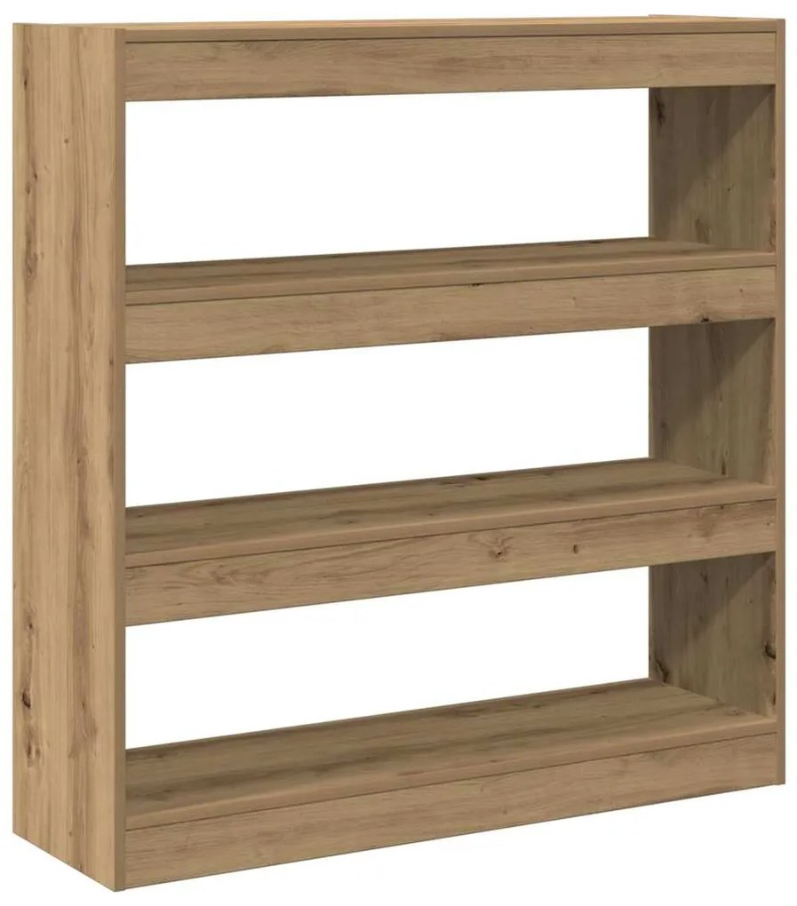 Cabide de Livros/Divisor de Ambientes em Carvalho Artesanal - 100x30x1