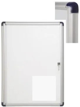 Vitrine Interior 360x490mm Enclore Extra Fundo Magnético Branco